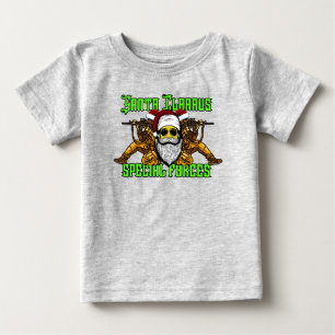 T-shirt Pour Bébé Père Noël, forces spéciales, armée