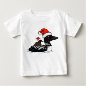 T-shirt Pour Bébé Père Noël Loon (Devant)