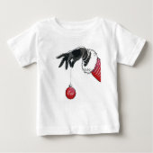 T-shirt Pour Bébé Père Noël, quel âge ai-je ? (Devant)