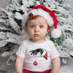 T-shirt Pour Bébé Père Noël, quel âge ai-je ?