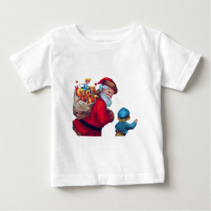 T-SHIRT POUR BÉBÉ PÈRE NOËL VINTAGE 2