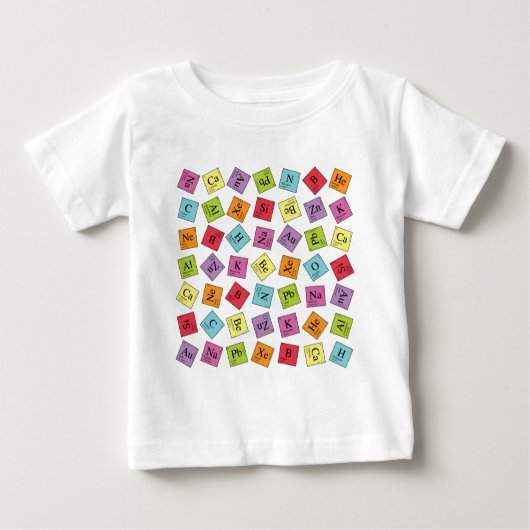T-shirt Pour Bébé Périodique élémentaire (Devant)