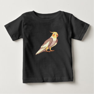 T-shirt Pour Bébé Perroquet d'oiseaux Cockatiel