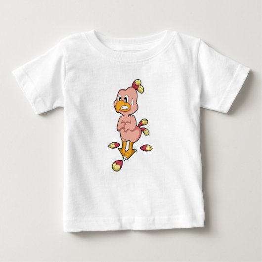 T-shirt Pour Bébé Perroquet sans plumes.PNG (Devant)