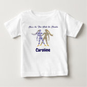 T-shirt Pour Bébé Personalized Gemini Zodiac Impressionist Toddler  (Devant)