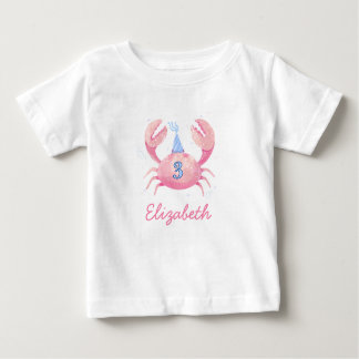 T-shirt Pour Bébé Personalized Kids Birthday T-Shirt, Custom Name 