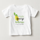 T-shirt Pour Bébé Personalized Lemon Birthday ONE t shirt (Devant)
