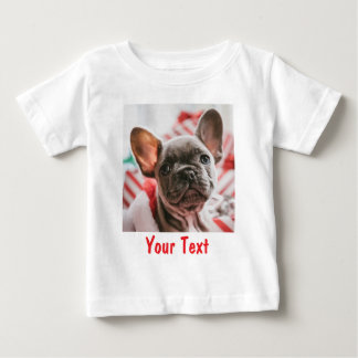T-shirt Pour Bébé Personalized Photo and Text Funny