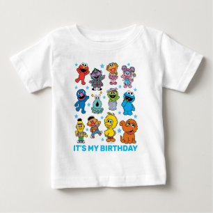 T-shirt Pour Bébé Personnage de 1, rue Sésame
