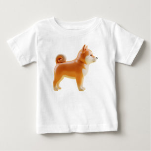 T-shirt Pour Bébé Personnage de chien Shiba Inu stylisé