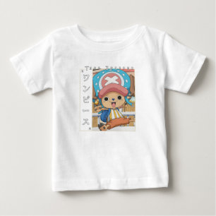 T-shirt Pour Bébé Personnage de renne mignon d'anime avec un médicam