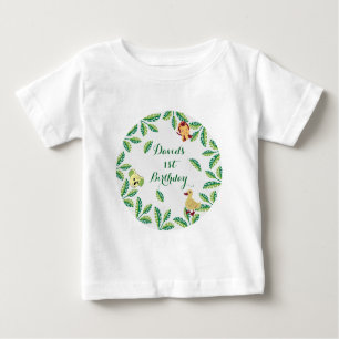 T-shirt Pour Bébé Personnalisable Safari fête d'anniversaire