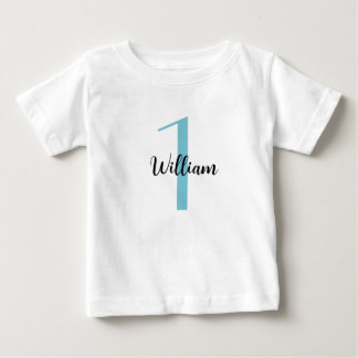 T-shirt Pour Bébé PERSONNALISÉ 1er cadeau d'anniversaire, 1er annive