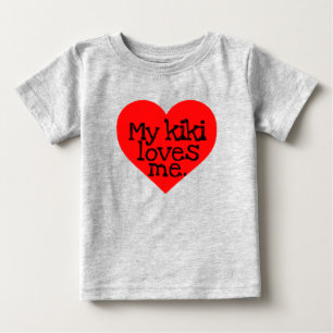 T-shirt Pour Bébé personnalisé aimez-moi chemise