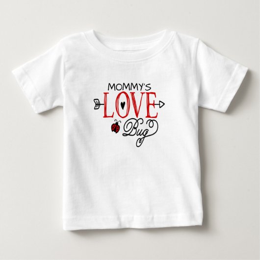 T-shirt Pour Bébé Personnalisé "Love Bug" - Enfants / (Devant)