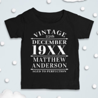 T-shirt Pour Bébé Personnalisé Vintage à la perfection