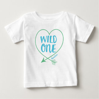 T-shirt Pour Bébé Personnalisé Wild One Boys Premier anniversaire