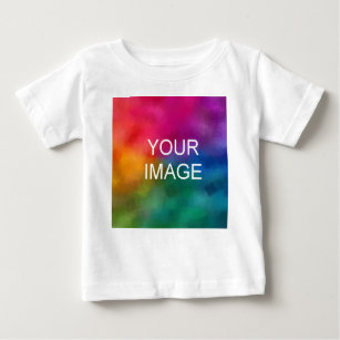 T-shirt Pour Bébé Personnaliser Elegant Blanc Couleur Modèle tendanc
