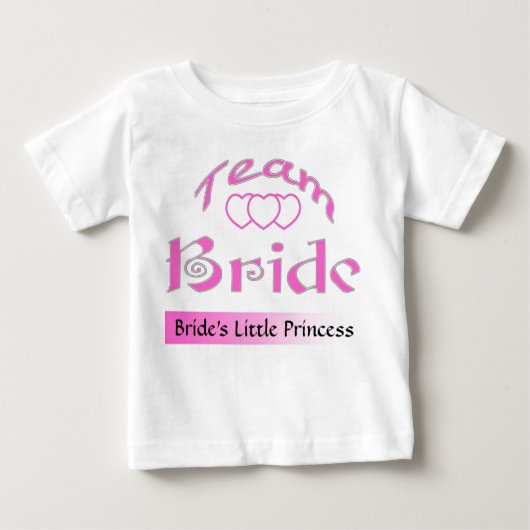 T-SHIRT POUR BÉBÉ PERSONNALISER LA MARTE D'ÉQUIPE (Devant)