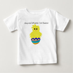 T-shirt Pour Bébé Personnaliser le nom T-shirt 1er Pâques Bébé Pouss