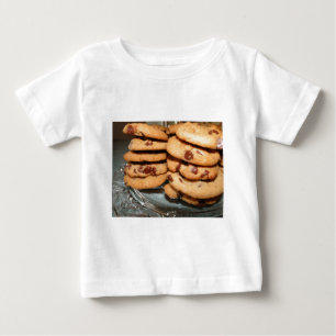 T-shirt Pour Bébé Personnaliser les biscuits dessert chocolat pépite
