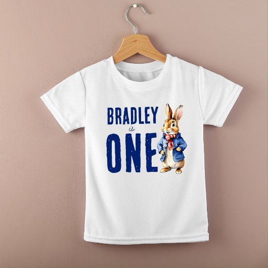T-shirt Pour Bébé Peter lapin fête d'anniversaire d'hiver photo
