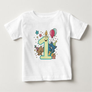 T-shirt Pour Bébé Peter Rabbit | Premier anniversaire du garçon avec