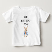 T-shirt Pour Bébé Peter Rabbit Toddler Fête Anniversaire Garçon (Devant)