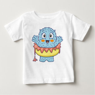 T-shirt Pour Bébé Petit beignet monstre