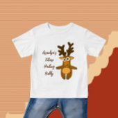 T-shirt Pour Bébé Petit cerf brun