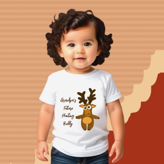 T-shirt Pour Bébé Petit cerf brun