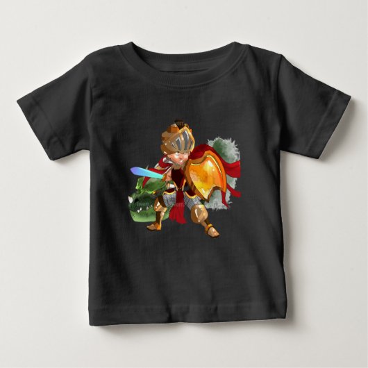 T-shirt Pour Bébé Petit chevalier (Devant)