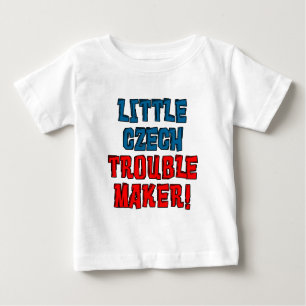 T-shirt Pour Bébé Petit créateur de problèmes tchèques
