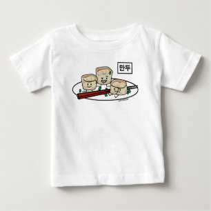 T-shirt Pour Bébé Petit déjeuner coréen le Hangeul de dim sum de