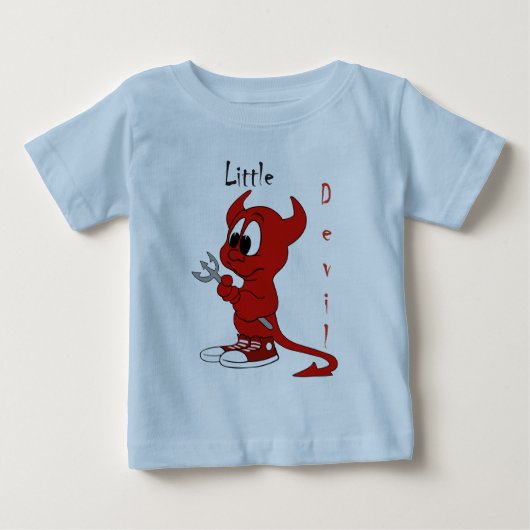 T-shirt Pour Bébé Petit diable (Devant)
