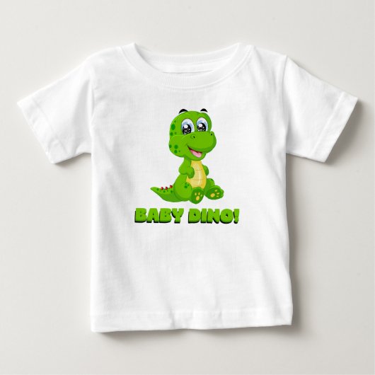 T-shirt Pour Bébé Petit dino (Devant)