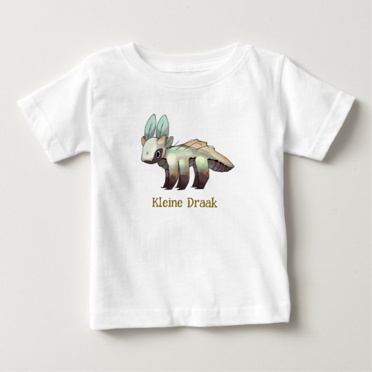T-shirt Pour Bébé Petit dragon. (Devant)
