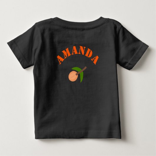 T-shirt Pour Bébé Petit écureuil (Dos)