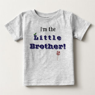 T-shirt Pour Bébé Petit frère avec l'âge