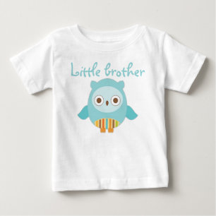 T-shirt Pour Bébé Petit frère hibou tee - shirt