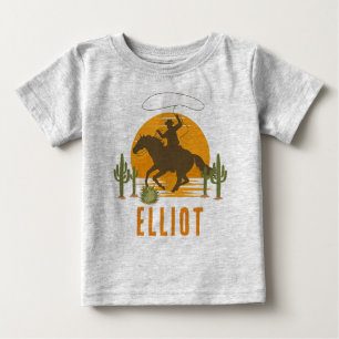 T-shirt Pour Bébé Petit garçon occidental sauvage