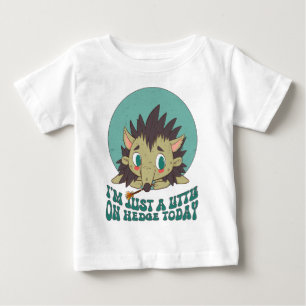 T-shirt Pour Bébé Petit hérisson triste