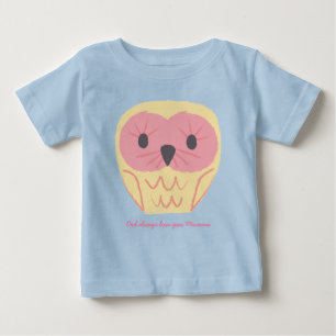 T-shirt Pour Bébé Petit hibou Baby Onsie Baby shower cadeau Idée