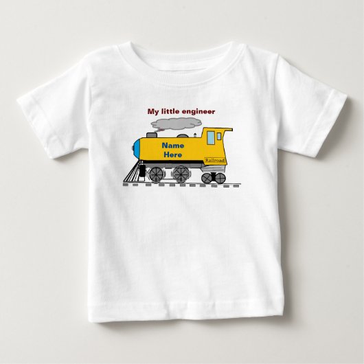 T-shirt Pour Bébé Petit ingénieur (Devant)