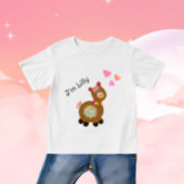 T-shirt Pour Bébé Petit Lama