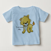 T-shirt Pour Bébé Petit lion (Devant)