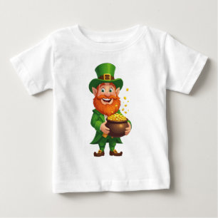T-shirt Pour Bébé Petit lutin de dessin animé légendaire chanceux