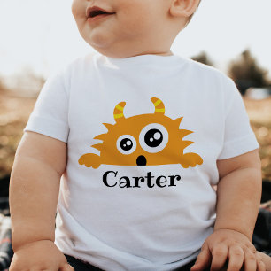 T-shirt Pour Bébé Petit Monstre mignon bébé T-shirt personnalisé