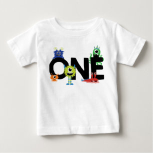 T-shirt Pour Bébé Petit Monstres Garçon Premier Anniversaire
