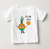 T-shirt Pour Bébé Petit oignon (Devant)